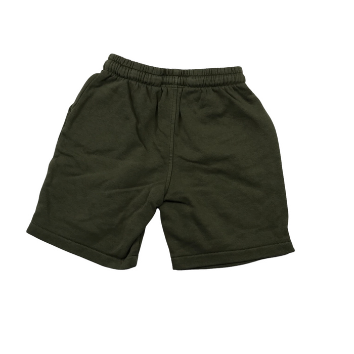 Next 8-9 yrs khaki green jersey plain shorts