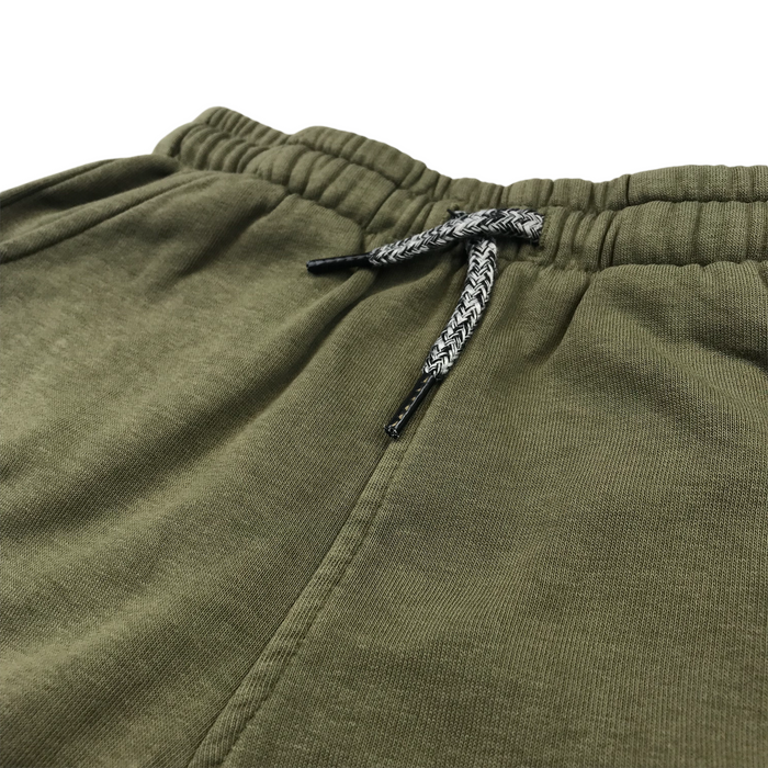 Next 8-9 yrs khaki green jersey plain shorts