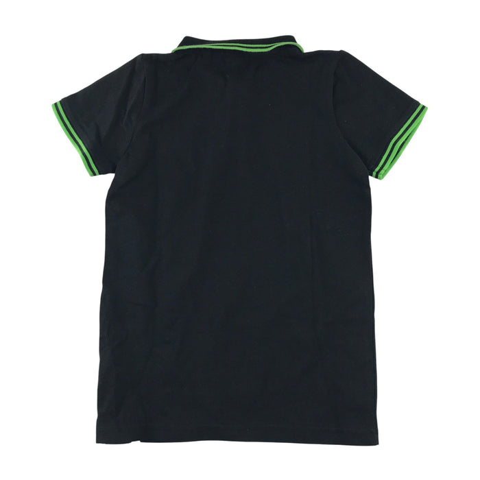 Next 8 years black polo shirt Minecraft print