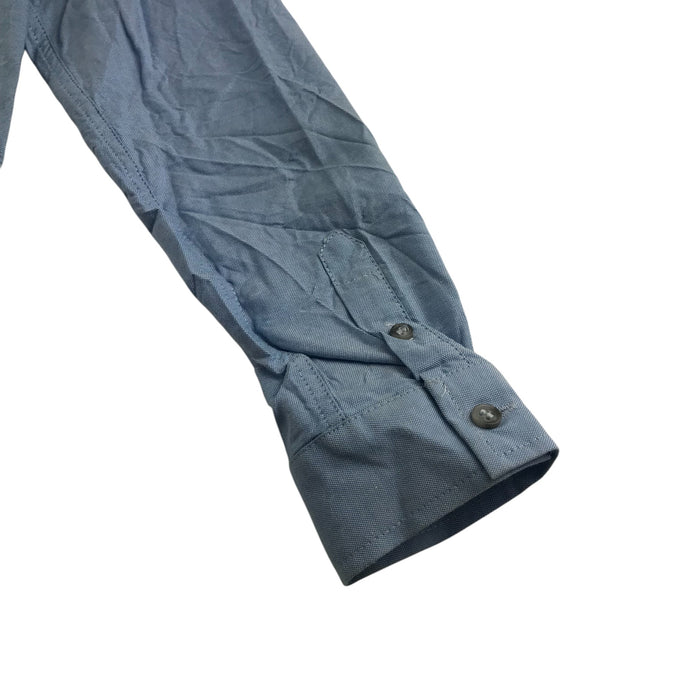 Next 9-10 years blue plain long sleeve shirt