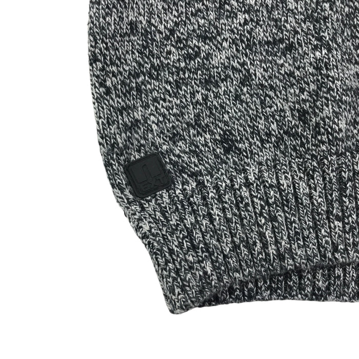 Next 9-10 years grey black and white wool mix jumper