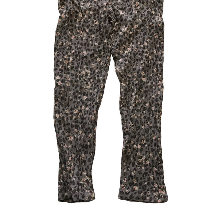 Next 9-10 years grey floral jumpsuit