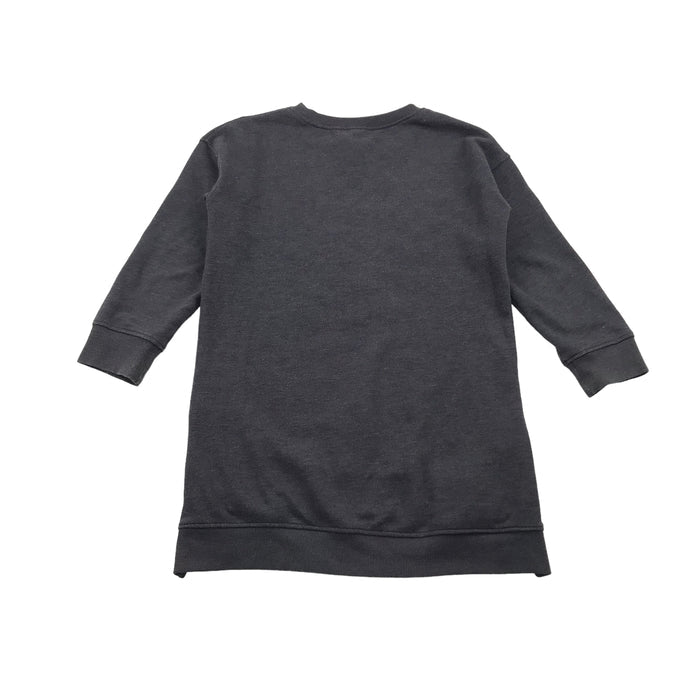 Next 9 years dark grey long sweater sequin star sweater