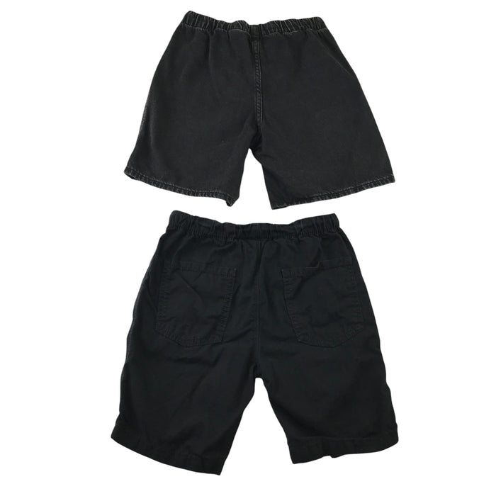 Next and H&M 8-9 years shorts bundle black denim and chino cotton