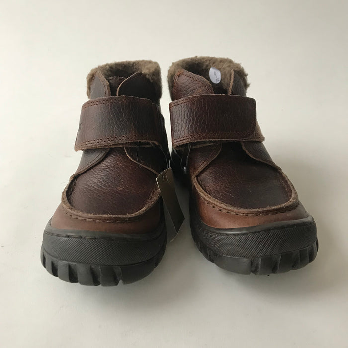 Next size UK 9 (jr) brown faux leather boots
