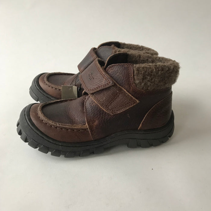 Next size UK 9 (jr) brown faux leather boots
