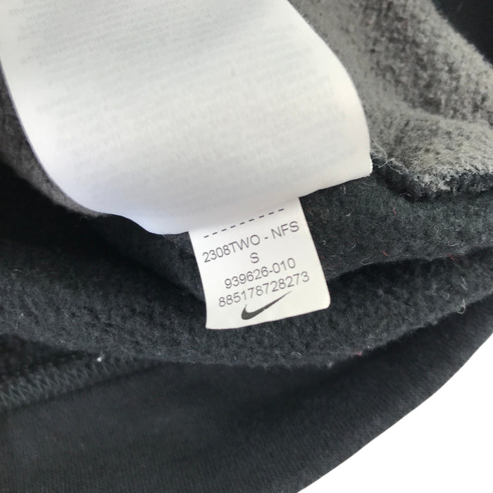 Nike 8-9 years black and grey panelled zipper hoodie