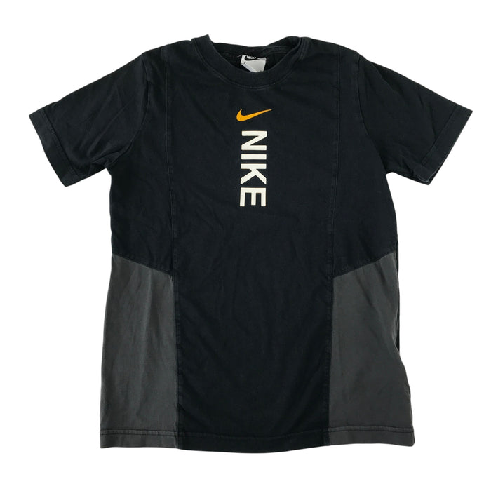 Nike 9-10 years black panel design cotton t-shirt