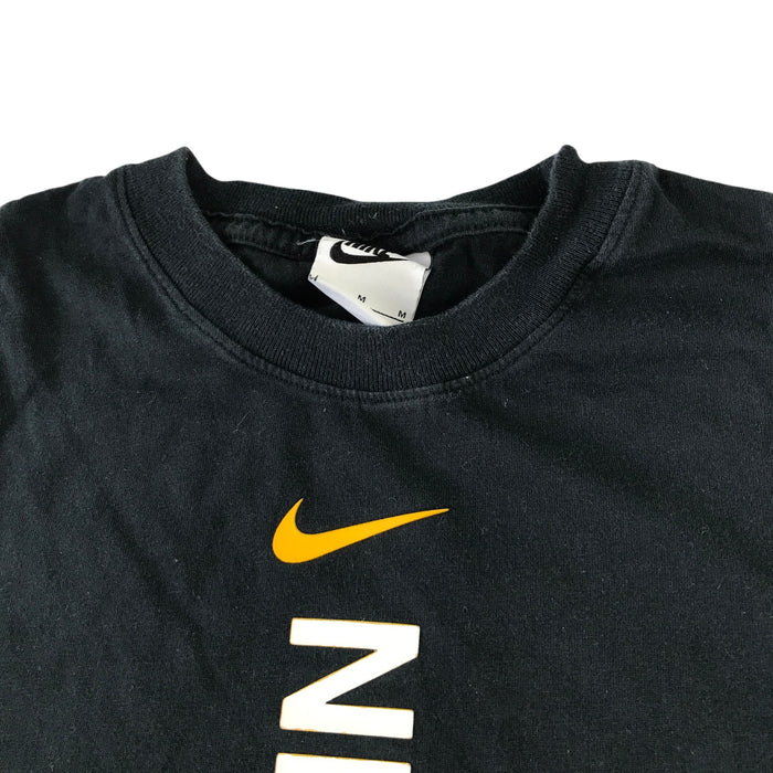 Nike 9-10 years black panel design cotton t-shirt