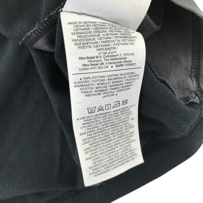 Nike 9-10 years black panel design cotton t-shirt