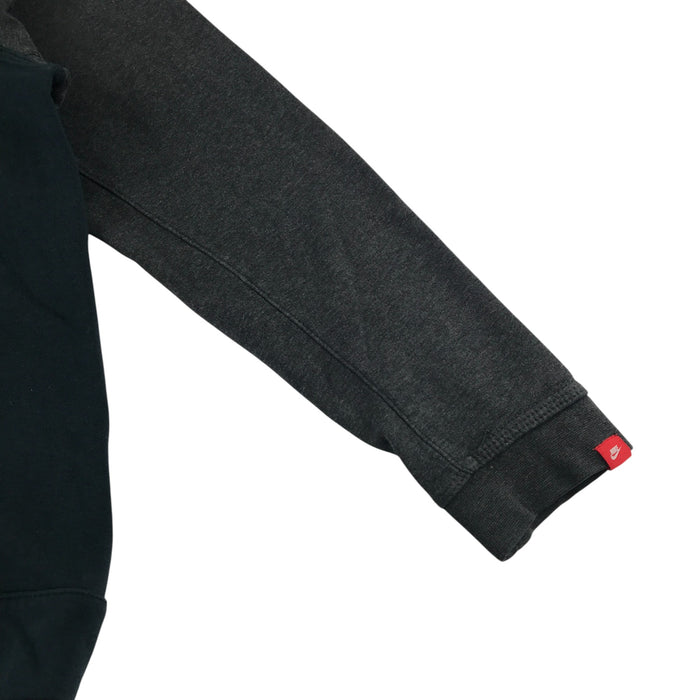 Nike Air 12-13 years black and grey panelled hoodie