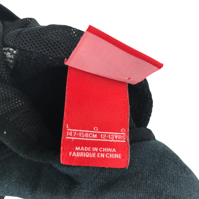 Nike Air 12-13 years black and grey panelled hoodie