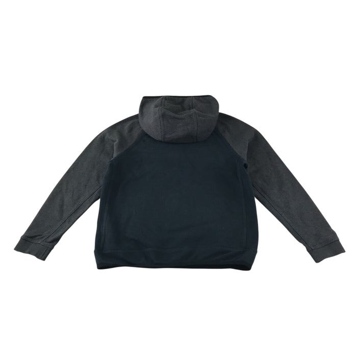 Nike Air 12-13 years black and grey panelled hoodie