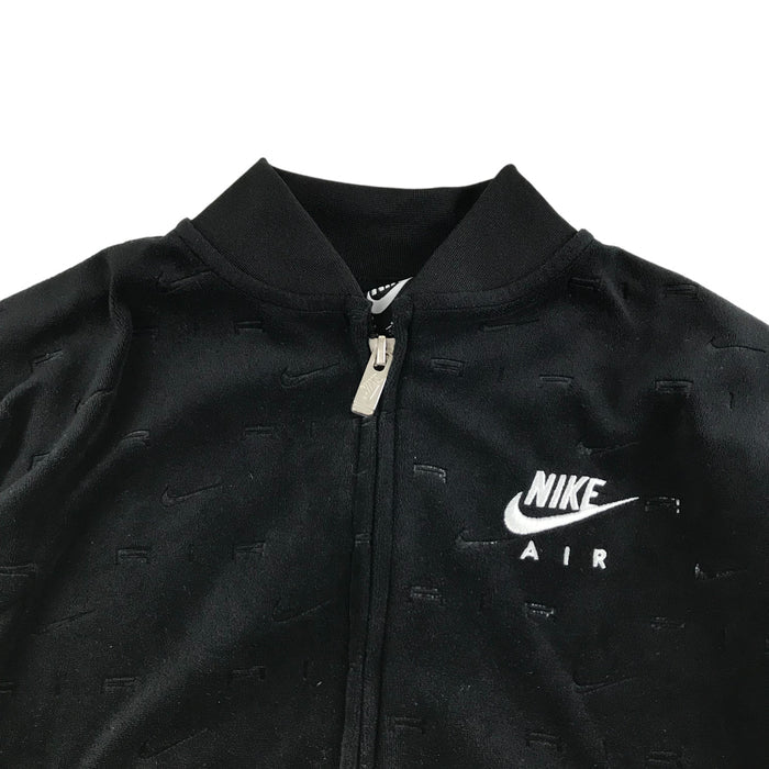 Nike Air 5 years black zipped velour sweater