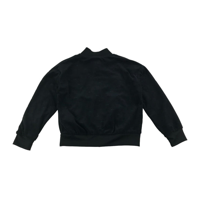 Nike Air 5 years black zipped velour sweater