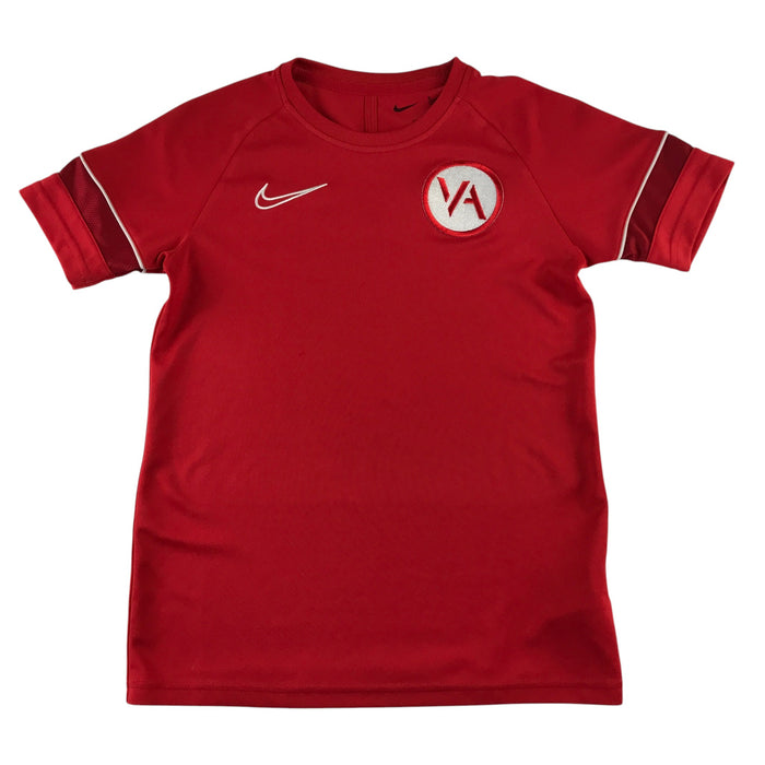 Nike size 9-11 years red Volenti Academy training t-shirt