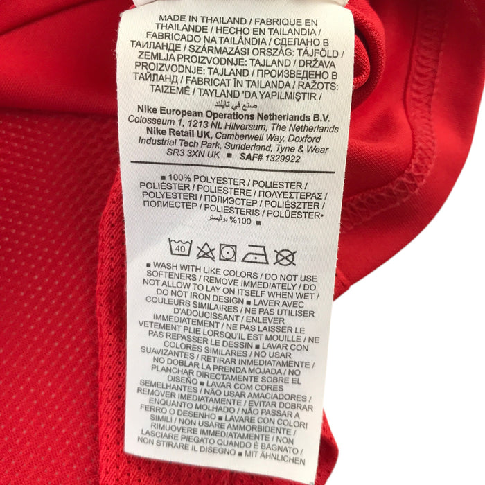 Nike size 9-11 years red Volenti Academy training t-shirt