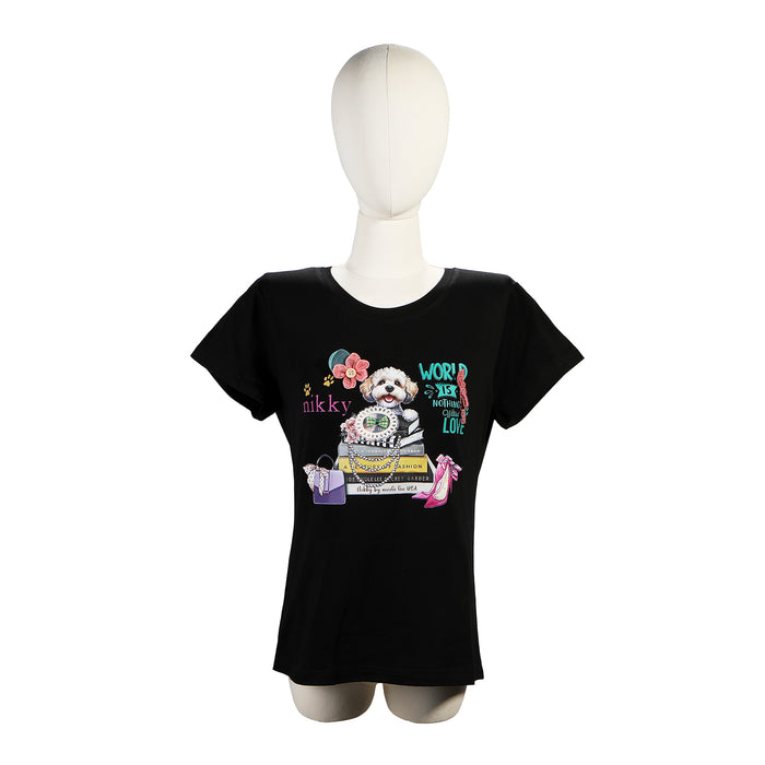 NIKKY FASHION ROUND NECK SHIRT