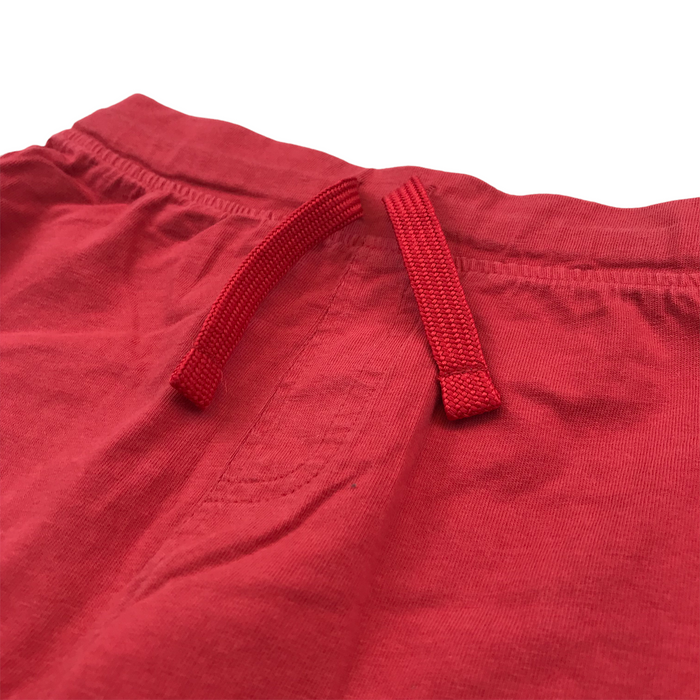 Nutmeg 4-5 yrs red plain jersey shorts