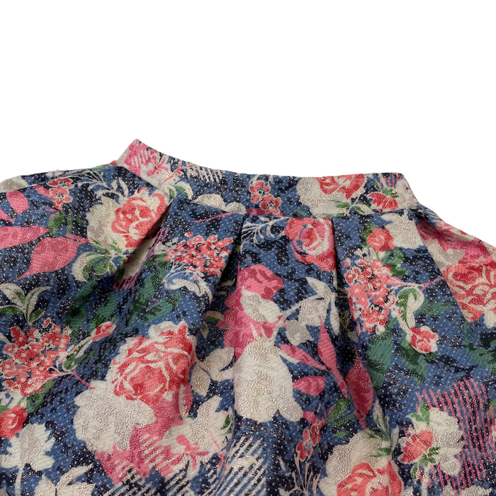 Nutmeg 5-6 years blue pink floral skirt