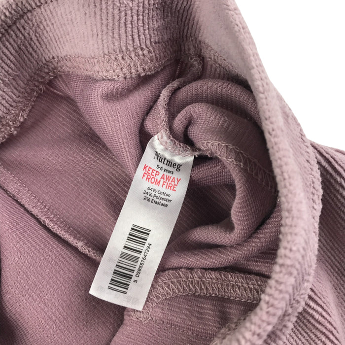 Nutmeg 5-6 years mauve corduroy trouser