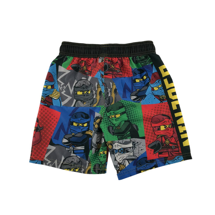 Nutmeg 7-8 years multicolour Ninjago swim trunks