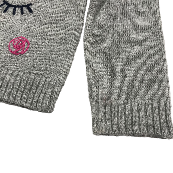 Nutmeg 9 years grey festive reindeer jumper