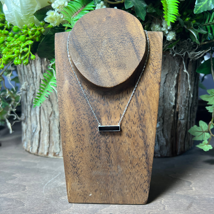 Onyx Bar Necklace