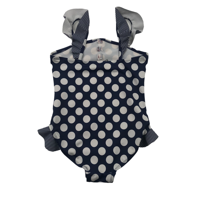 Orchestra 5-6 years navy blue polka dot swimsuit