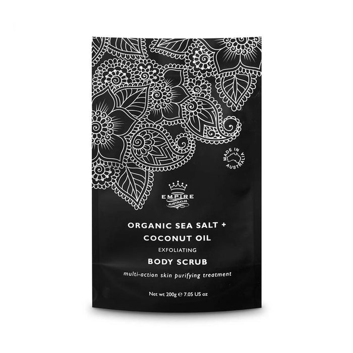 Empire Australia Organic Sea Salt & Coconut Oil Body Scrub (200g) | Koop.co.nz