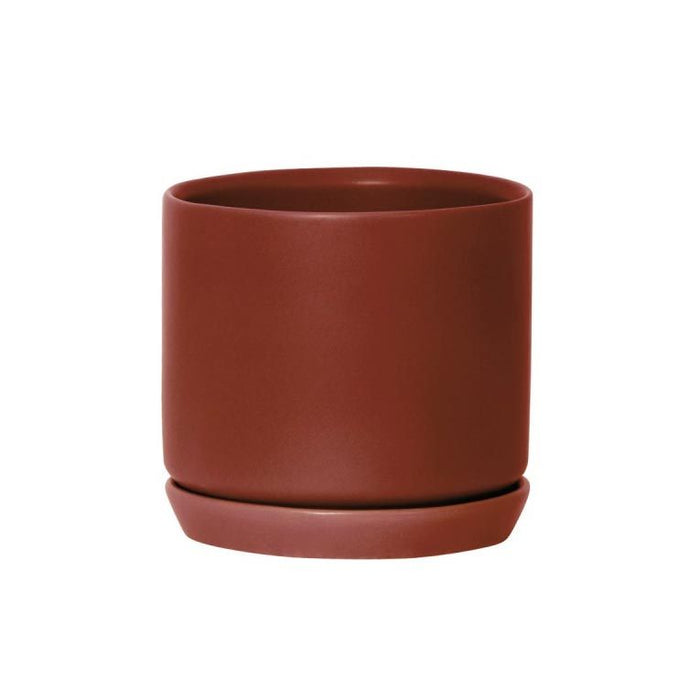 Potted Oslo Planter Medium - Brick | Koop.co.nz