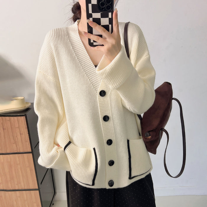 Oversized Knit Cardigan Sweater Coat for Women