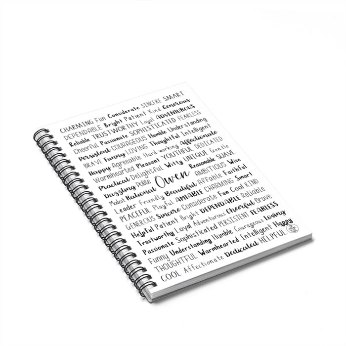 Owen Spiral Notebook