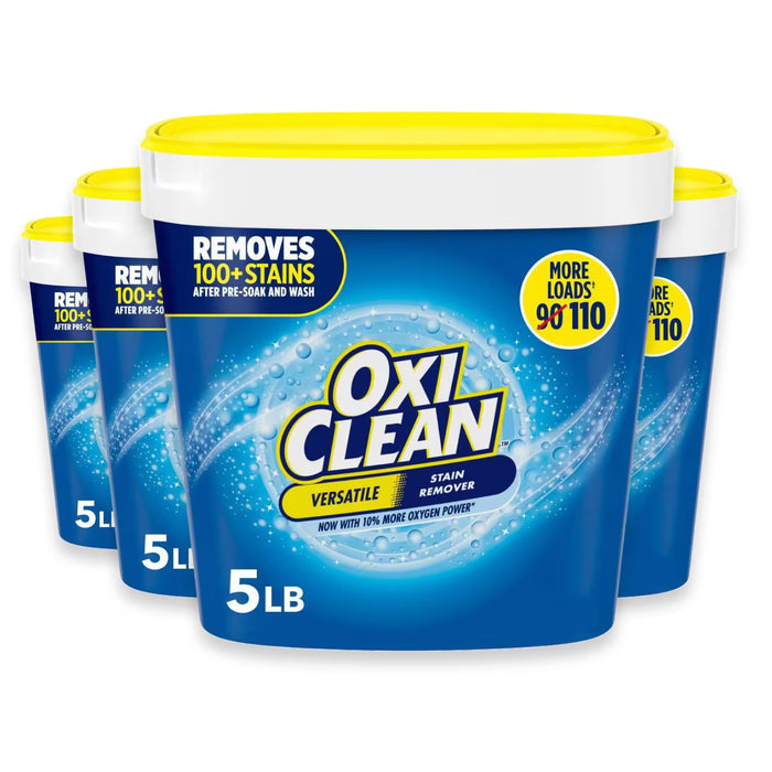 OxiClean Versatile Stain Remover Powder - 5 lb - 4 Pack