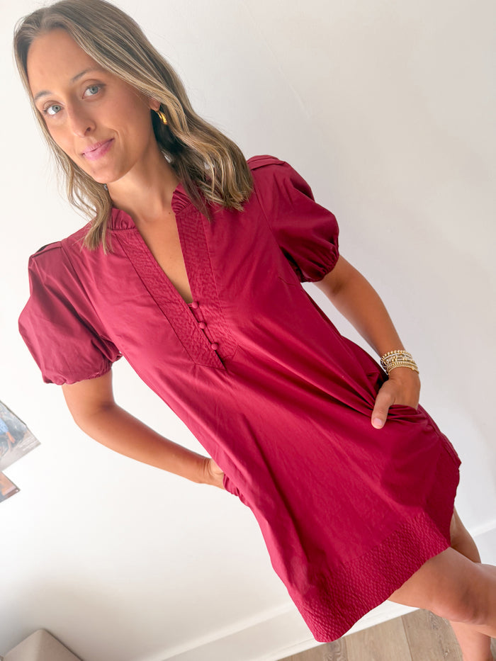 entro Paige Poplin Mini Dress – women's dress