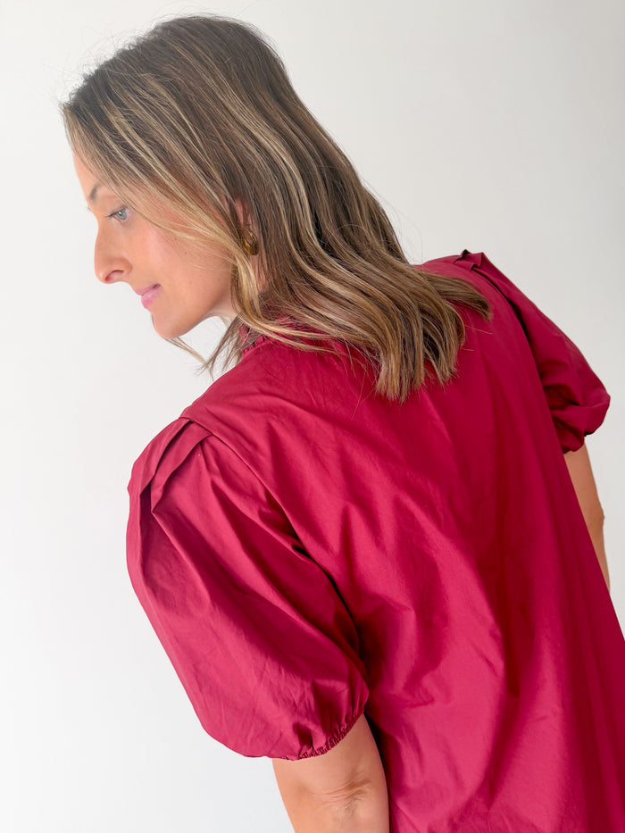 entro Paige Poplin Mini Dress – women's dress