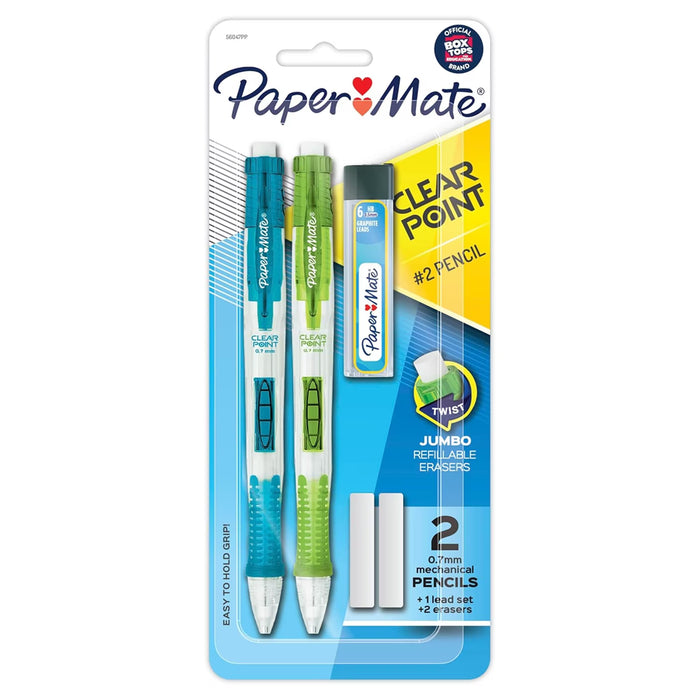 Paper Mate Clearpoint Mechanical Pencils 0.7 mm HB #2 - 2 Ct - 48 Pack
