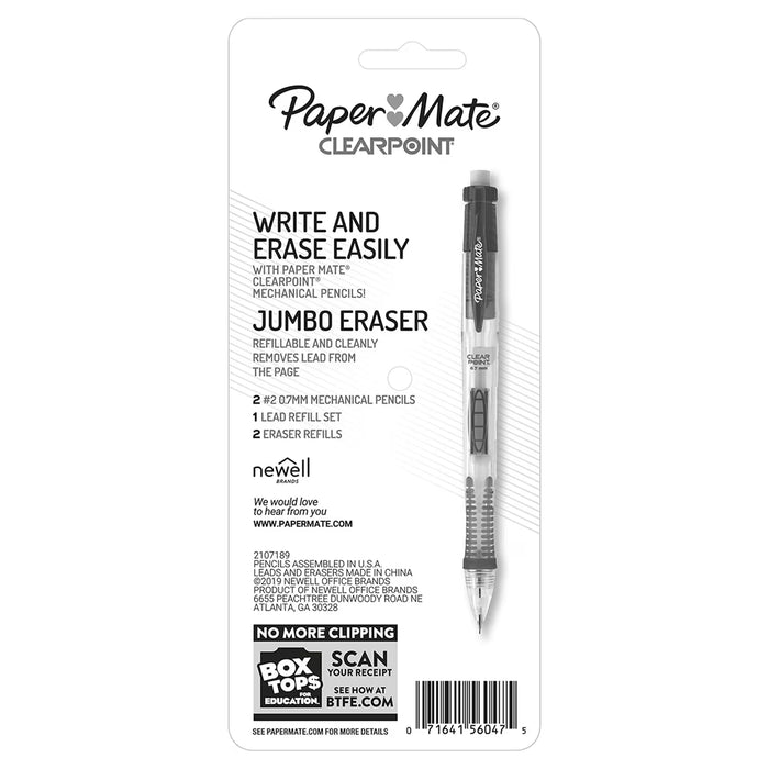 Paper Mate Clearpoint Mechanical Pencils 0.7 mm HB #2 - 2 Ct - 48 Pack