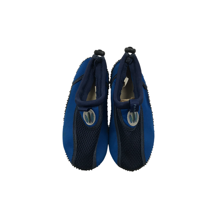 Paradise size UK 12 (jr) navy aqua shoes