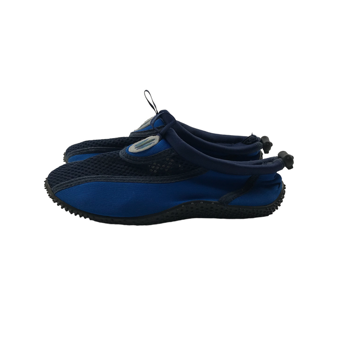 Paradise size UK 12 (jr) navy aqua shoes