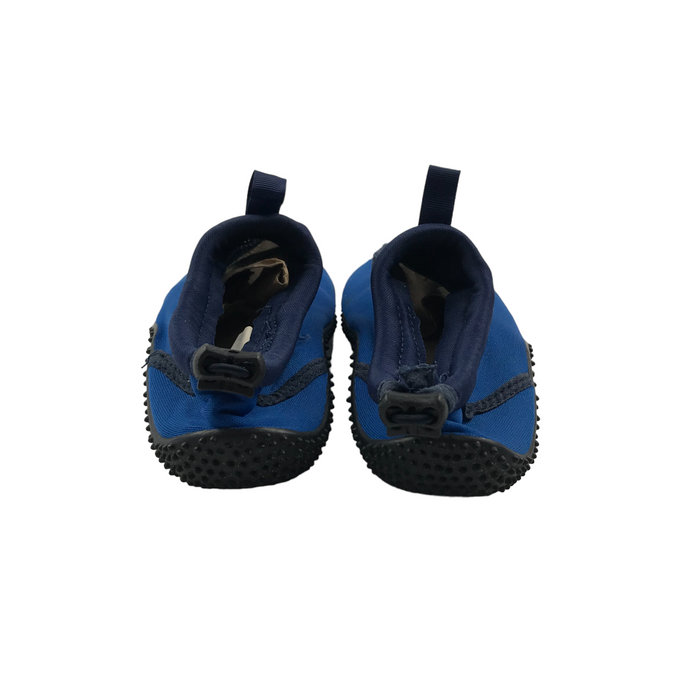 Paradise size UK 12 (jr) navy aqua shoes