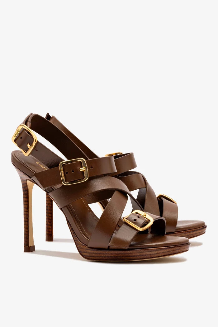Patti Sandal Burnt Umber Sandal Larroudé