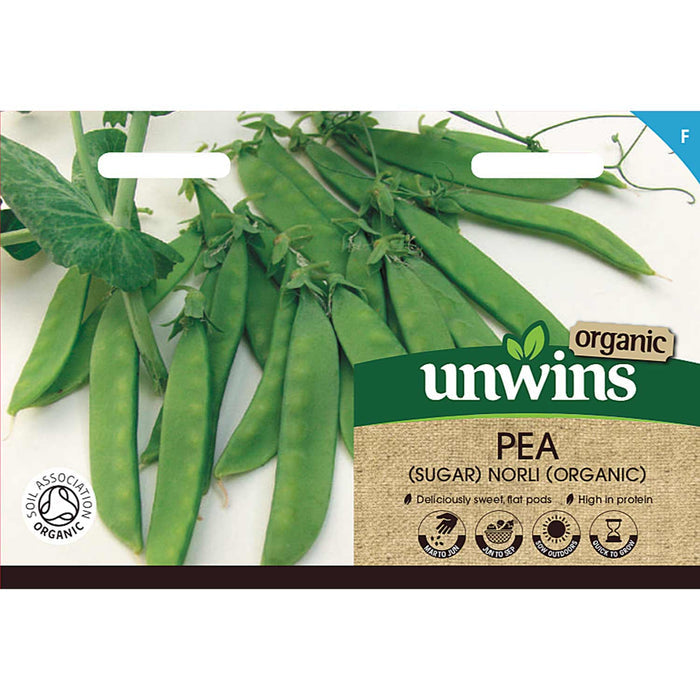 Pea Seeds 'Sugar Norli Organic'