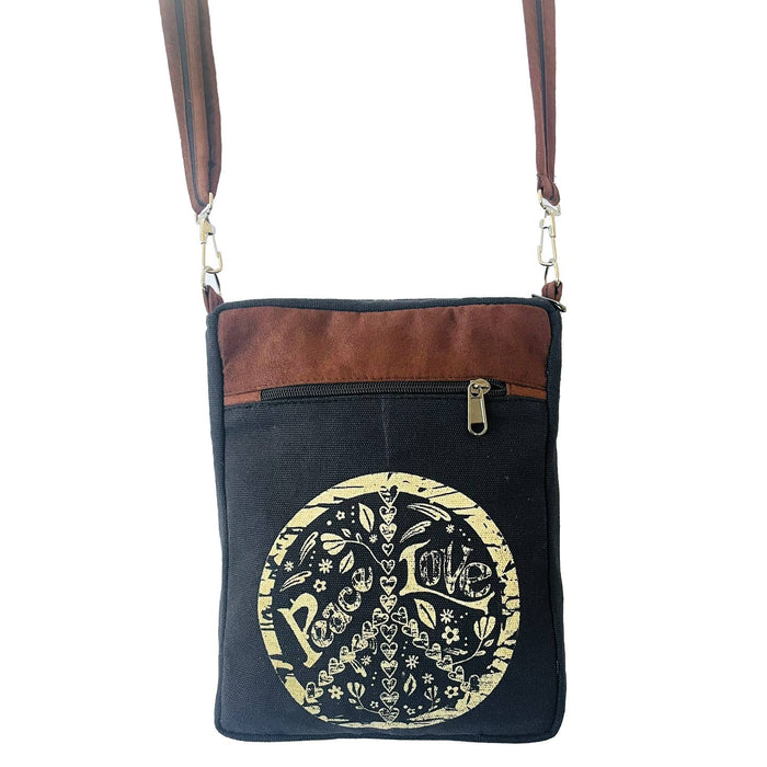 Peace + Love Crossbody Bag