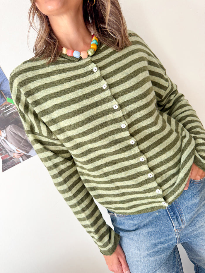 Things Between Penny Striped Cardigan – women's cardigan