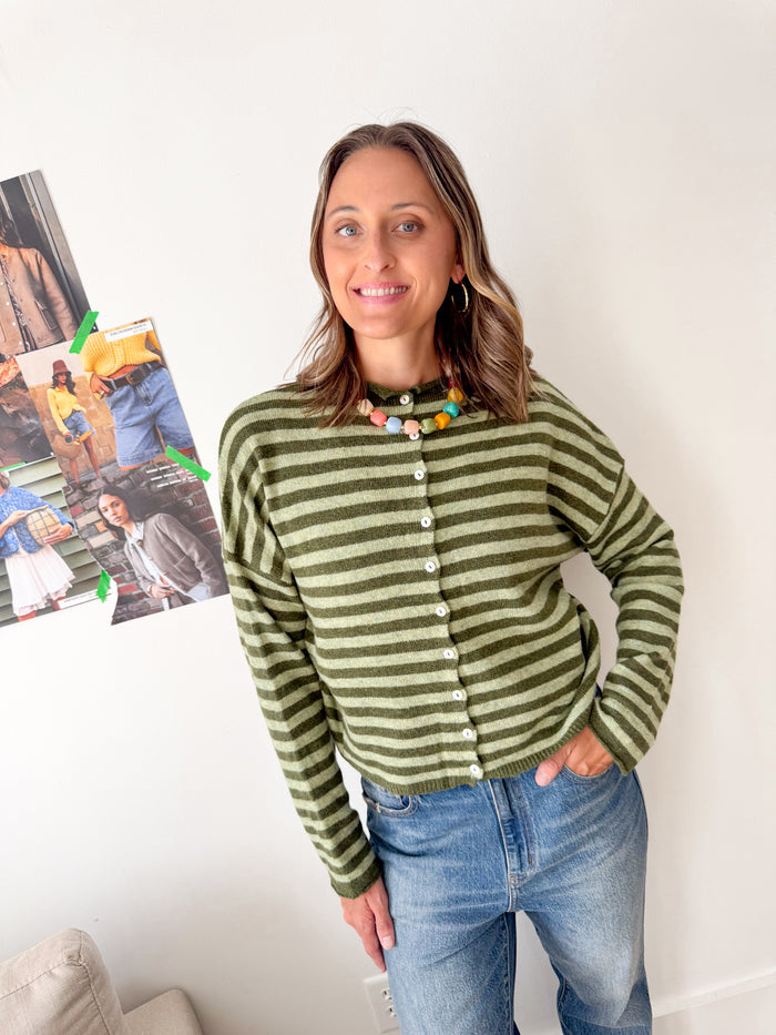 Things Between Penny Striped Cardigan – women's cardigan