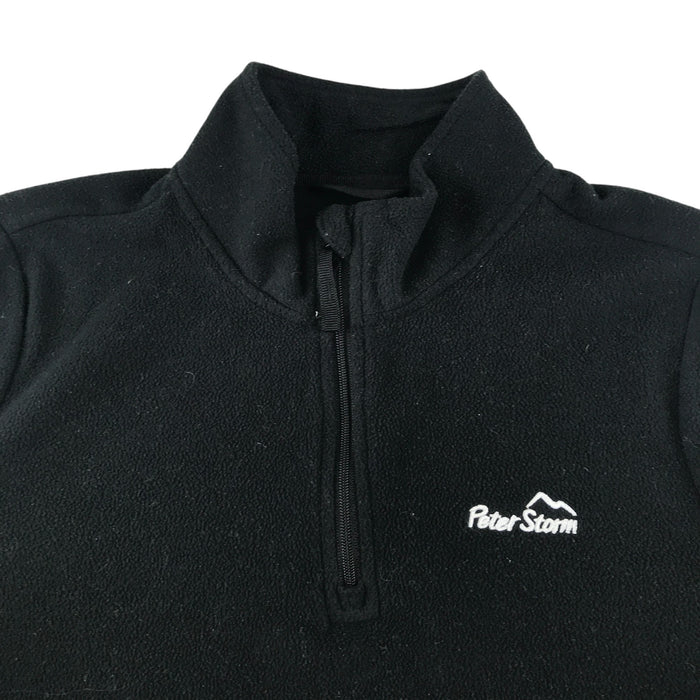 Peter Storm 12-13 years black quarter zip fleece