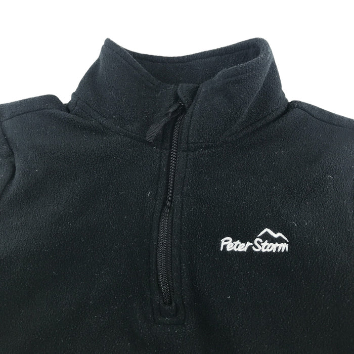 Peter Storm 5-6 years black quarter zip fleece