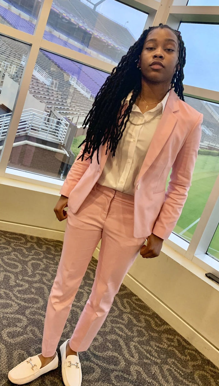 Pink Girls Prom Suit 2-pc Jacket Pants