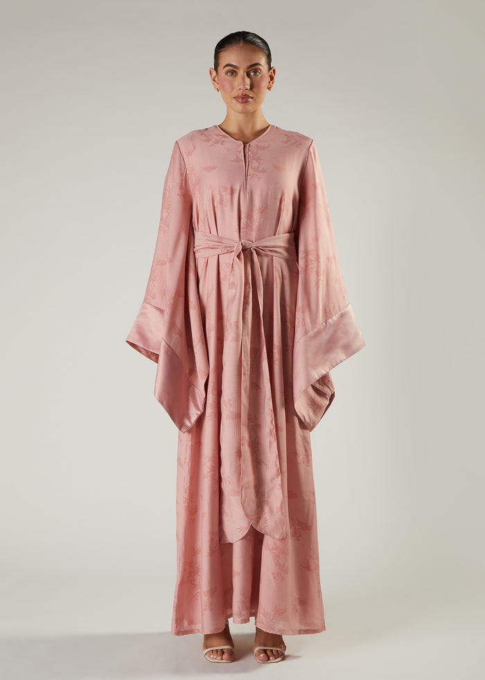 Pink Orient Abaya